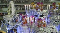 the carnival is decorated with colorful masks and decorations