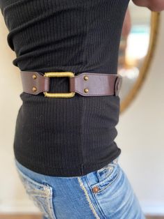 "Juicy Couture, Brown Leather Belt, Brown, Fits 29\" -34\" Very nice brown leather Juicy Couture belt with buckle PLEASE SEE MEASUREMENTS Length to largest hole: 34\" Length to smallest hole:29\" Width: 1\"1/2 Excellent condition NK906DN Juicy Couture, Brown Leather Belt, Brown, Fits 29\" -34\"" Trendy Adjustable Brown Belt, Adjustable Brown Faux Leather Belt, Casual Brown Belt For Fall, Adjustable Brown Belts With Antique Buckle, Brown Belt With Antique Buckle For Everyday Use, Casual Brown Belt With Antique Buckle, Belt With Buckle, Brown Fits, Belt Brown