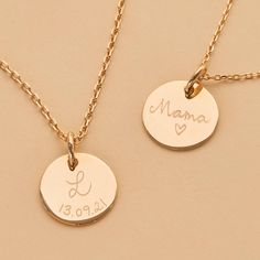 A perfect gift for new mums, our Personalized Birth Necklace features on charm an initial and date of choice, hand-engraved in our classic french cursive front. Add up to five small personalized charms to represent your tribe and honor your little ones with this engraved necklace.18K Champagne Gold Plated, 925 Sterling Silver or 18K Rose Gold PlatedCharm: 0.6 x 0.6, 1mm thickSecure clasp fasteningCharms are removable from this chain and can be worn on all Merci Maman chain lengthsHand-engraved i Birth Necklace, French Cursive, Gifts For New Mums, Engraved Necklace, Champagne Gold, Hand Engraving, 18k Rose Gold, Rose Gold Plates, Bag Making