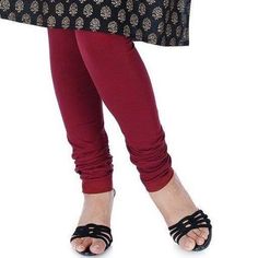 "FREE SHIPPING Mystery Cotton Leggings CLOSEOUT SALE - THIS IS A SINGLE BLACK/BROWN/NAVY leggings in each size you choose , with soft  stretchy Elastic Waist Casual teen/Women cotton spandex Bollywood leggings with gathering in the ankle. THIS LISTING IS FOR BLACK/BROWN/NAVY SINGLE LEGGINGS IN YOUR DESIRED SIZES. EXCELLENT VALUES :                  All leggings are COLOR SAFE , MACHINE WASHABLE &  Last  so long as has been our best seller for quality , variety and versatility choice of our clients. SIZE IS for S_M_L its one size. If you want the next size please order our XL/XXL leggings.         This rock bottom closeout pricing is possible by reducing our time resources and giving you the best service possible.  S_M_L                   ---> without stretch as is waist - 22\"thighs 14'\" Indian Chudidar, Churidar Pajama, Cotton Churidar, Kurti Top, Kurtis Tops, Color Leggings, Black Indians, Navy Leggings, Anarkali Kurta