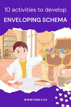 Wondering how to help kids develop their enveloping schema? We have 10 tried and true ideas for you. Enclosing Schema Activities, Enveloping Schema Activities, Schemas Early Years, Schema Ideas, Schema Activities, Schema Play, Play Schemas, Eyfs Ideas, What Is Play