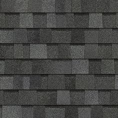 an asphalt shingled roof with black and white squares on it's top half