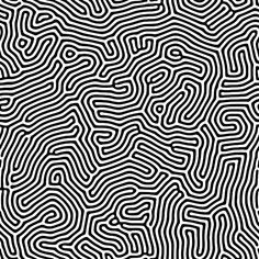 an abstract black and white pattern with wavy lines