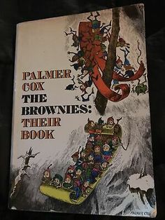 the brownies'their book by palmer cox with an image of people riding on a roller coaster