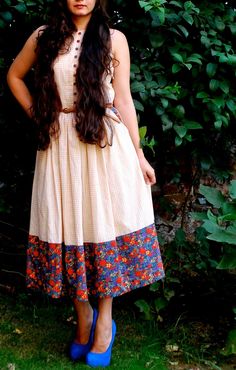 Kalamkari Dresses, Frock For Women, Frock Dress, Salwar Kamiz, Trendy Dress Outfits, Kurta Designs Women