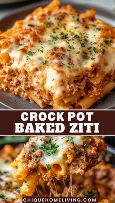 This Crock Pot Baked Ziti is the easiest way to enjoy a classic comfort dish! With layers of pasta, rich marinara, creamy cheese, and plenty of flavour, it’s a set-it-and-forget-it dinner everyone will love.