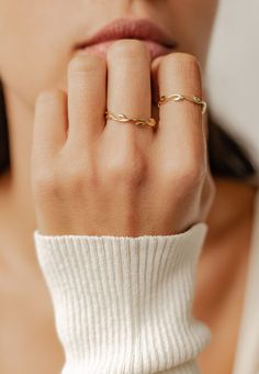 laurel, ring, sterling silver, gold plated, jewelry Sterling Silver Ring, Classic Design, Silver Ring