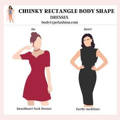 How to Dress Chunky Rectangle Body Shape 7 Alternative Plus Size Fashion, Body Shape Outfits, Inverted Triangle Body Shape Fashion, Body Type Clothes, Triangle Body Shape Fashion, Inverted Triangle Body Shape, Outfits Sporty