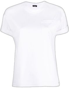 Cotton T Shirt, Patch Pocket, Cotton Tshirt, T Shirt, White