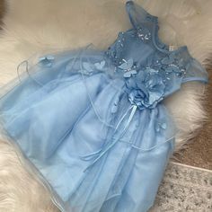 And New With Back Buttons Dress For Baby Girl, Dress For Baby, Baby Gown, Blue Baby, H M Dresses, Hm Dress, Kids' Dresses, Toddler Outfits