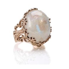 Rose Gold Moonstone Ring by Catherine Angiel. Vintage Engagement Rings NYC. Moonstone Rings Vintage, Rose Gold Moonstone Ring, Nyc Engagement Rings, Gold Moonstone Ring, Hello Kitty Jewelry, Diamond Rings Design, Dragon Egg, Rainbow Moonstone Ring, Discount Jewelry