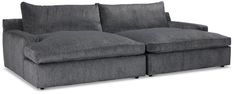 Includes: Left chaise and right chaiseA CITY Furniture exclusive, the Stella collection offers cute comfort for your family room. Modern glam stylings such as generous proportions and super soft chenille upholstery are hallmarks of this chaise sectional. The oversized seating encourages relaxing in style with the whole crew. Down alternative back and seat cushions provide a hypoallergenic solution while retaining softness. All cushions are removable and reversible—plus, come with a removable cover for easy cleaning. Stella is a CITY Furniture exclusive, manufactured in Mississippi, by Kevin Charles Fine Upholstery. Family Room Modern, Double Chaise Sectional, Double Chaise, Modern Glam, Chaise Sectional, Gray Fabric, Living Room Sectional, City Furniture, Grey Fabric