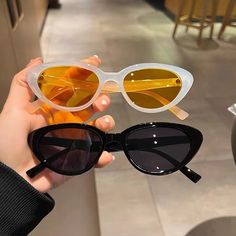 Retro Small Cat Eye Sunglasses Women Trendy Vintage Brand Designer Shades Colorful Eyewear For Uv400 Sunglasses, Designer Shades, Cat Eye Sunglasses Women, Cycling Sunglasses, Small Cat, Vintage Branding, Sunglass Lenses, Eyewear Fashion, Brand Designer