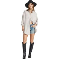 Stylish, comfortable, and timeless, the Brixton Sidney Oversized Long-Sleeve Shirt is a go-to top in our casual life. Oversized Button-up Shirt For Loungewear, Oversized Cotton Flannel Shirt, Free People Oversized Shirt, Oversized Cotton Denim Button-up Top, Cheap Oversized Button-up Flannel Shirt, Oversized Long Sleeve Shirt, Womens Long Sleeve Shirts, Shop Now, Long Sleeve Shirts