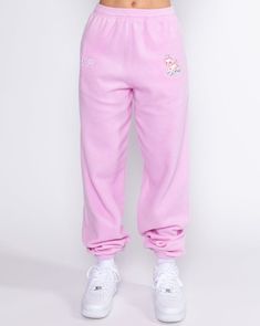 BSR by Samii Ryan Dramatic Brushed Fleece Sweatpants Sz M. Save the drama and live in these super-soft sweatpants that have an adorable nursery animal embroidered patch on the left hip & BSR embroidered on the right hip. You'll never want to take these sweats off.. trust me. Inside out pink brushed fleece Sweatpants 52% Cotton / 48% Polyester blend Adorable Nursery, Fleece Sweatpants, Active Wear Pants, The Drama, Animal Nursery, Embroidered Patch, Trust Me, Embroidered Patches, Inside Out