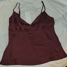 Nwt Lush Maroon Camisole / Size Large Never Worn With Tags Still Attached Womens Tank Tops Summer, Red Camisole, Floral Cami, Black Camisole, Black Camis, Summer Tank Tops, Dressy Tops, Black Sleeveless, Boho Tops