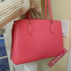 Kate Spade Nwt Zeezee Peach Melba Large Work Tote Kate Spade 100% Authentic Price Is Firm, Price Is Non - Negotiable New With Tag Authentic Measures Approximately: 10.2"H X 14.6"W X 5.2"D Handle Drop: 11" Kate Spade Nwt Zeezee Peach Melba Large Worke Tote Kate Spade 100% Authentic New Pink Satchel For Office, Feminine Pink Satchel For Daily Use, Pink Top Handle Shoulder Bag, Pink Top Handle Satchel For Shopping, Pink Office Shoulder Bag With Detachable Strap, Pink Shoulder Bag With Detachable Strap For Office, Office Shoulder Bag With Detachable Strap In Pink, Pink Satchel For Everyday Use, Pink Top Handle Office Bag