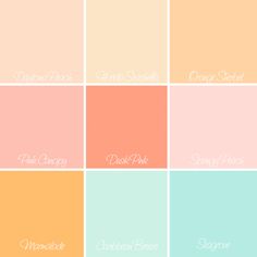 pastel colors are the most popular color combinations