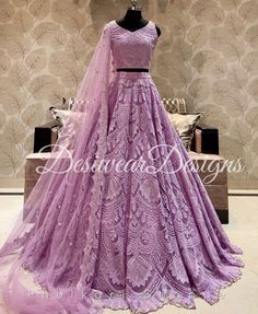 Made to Order/Measurement/Custom Order Lehenga - Color : Lavender - Fabric : Embroidered Georgette  - Fully flared paneled lehenga - Drawstring closure with Tassels - - It can be customize in any design or size  PLEASE NOTE: BUYERS ARE RESPONSIBLE FOR ANY CUSTOMS AND IMPORT TAXES THAT MAY APPLY. This is a made to order product. If you opt for 'Made To Measurement Option', we will provide a measurement template and you can share the measurements likewise. If you want to opt for 'Standard Size', Please refer to the size chart provided in the listing. Shipping: Standard Shipping is done by DHL ecommerce and it mostly takes 2 to 3 weeks to deliver after dispatch. Express Shipping is done by DHL express and it mostly delivers within a week after dispatch. Fabric Care : Dry Clean Only PLEASE NOT Fitted Net Choli With Cutdana, Fitted Net Sharara With Cutdana, Fitted Net Lehenga For Reception, Designer Wear Organza Lehenga With Lace Work, Bollywood Style Lehenga With Lace Work For Reception, Traditional Drape Lavender Choli For Wedding, Purple Cutdana Lehenga For Reception, Fitted Lehenga With Lace Work For Designer Wear, Purple Organza Lehenga With Cutdana Detailing