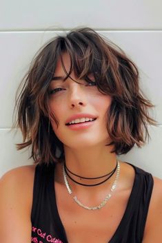 50 Shaggy Bob Hairstyles: Effortless Texture & Timeless Cool In 2024 - Latest & Trendy Nail Designs Corte Shaggy, Grey Hair And Glasses, Short Shaggy Bob, Shaggy Bob Hairstyles, Shaggy Bob Haircut, Short Shaggy Haircuts, Shaggy Short Hair, Shaggy Bob, Bob Hairstyles For Thick