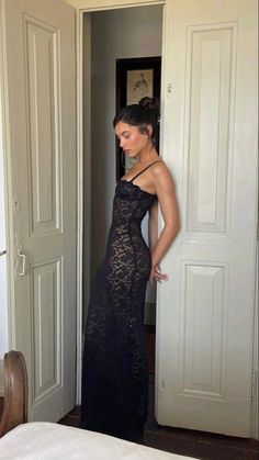 Chique Outfits, בר מצווה, Looks Street Style, Glam Dresses, Guest Outfit, Lace Maxi Dress, Mode Inspiration, Looks Vintage