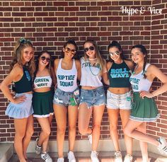 Cute college gameday outfits College Outfits Summer Casual, College Outfits Winter, Tulane University, Fall College Outfits, College Outfits Summer