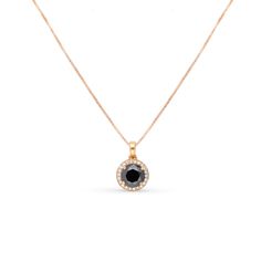 1.64 Classic Black diamond pendant set in 18K rose gold
Center Diamond: 
Weight: 1.53Shape: Round Color: Natural Black
Side Stones:
0.11 Carat micro pave setting
The pendant design can be customized to suit your particular taste &amp; budget with any Size, Color &amp; Clarity Combination of Certified Natural Diamond or Gemstone in 14/18K gold or Platinum.
 
I offer a Free virtual Consultation from the comfort of your home. So you can personally get to know me, and in Black Diamond Pendant Necklace, Virtual Consultation, Diamond Pendant Set, Black Diamond Pendant, Rose Gold Black Diamond, Diamond Pendant Sets, Gold Link Chain, Pave Setting, Black Side