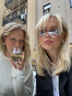 Gal Pal, Friend Photos, Hair Looks, Hair Goals, New Hair, Wine Glasses, Hair Inspo, Hair And Nails