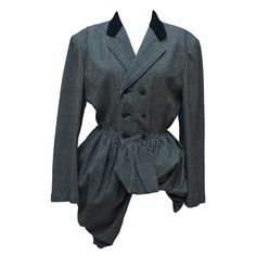 Very Rare Comme Des Garçons structured peplum jacket . Excellent condition. Size S. Same as seen at CDG add Made in Japan. FINAL SALE Avant-garde Tailored Fall Blazer, Tailored Avant-garde Blazer For Fall, Tailored Avant-garde Fall Blazer, Avant-garde Tailored Long Sleeve Blazer, Tailored Long Sleeve Avant-garde Blazer, Suit Outfit, Peplum Jacket, Comme Des Garcons, Very Rare