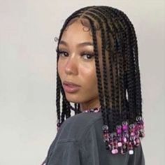 Short Braid Hairstyles, Coi Leray Braids, Short Braid, Coi Leray, Goddess Braids Hairstyles, Cute Braided Hairstyles, Hairstyles Braided, Pelo Afro