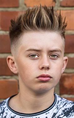 Kids Haircut Styles, Trendy Boys Haircuts, Boys Fade Haircut, Childrens Haircuts, Kids Short Hair Styles, Toddler Boy Haircuts, Tan Skin Blonde Hair