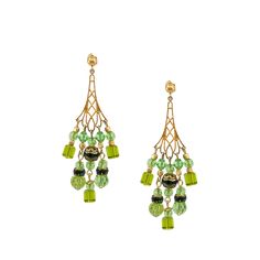 These earrings are ideal for wearing during the spring and summer seasons! They remind me of the beauty that nature brings. The Leafy Chandelier Earrings are crafted using green Swarovski crystals and gold-plated hardware. Let these earrings be a reminder of new beginnings and rebirth that comes with each season. -Handmade by Alzerina in the USA Leafy Chandelier, Party Sale, Disney Fairy, Fairy Fashion, Kids Jewelry, Austrian Crystal, Summer Season, Chandelier Earrings, Jewelry Party