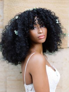 Natural Wedding Hair, Curly Wedding Hairstyles, Afro Wedding Hairstyles, Black Brides Hairstyles, Curly Bridal Hair, Natural Hair Wedding, Backpiece Tattoo, Black Wedding Hairstyles, Natural Wedding Hairstyles