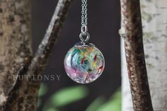 This is the original fairy bubble necklace - the first, and the rainbowiest... and we've sprinkled an extra pinch of magic on them so they now also hold perfect, fluffy rainbow dandelion wishes. It's an inception of rainbows... A globe of fairy bubbles... beautiful, beautiful rainbow bubbles that change colour as they catch the light, and the very fluffiest of fluffy rainbow dandelions - it captures the joy of seeing dew drops on dandelions early summer and autumn mornings. This is truly magical Fairy Bubbles, Faery Jewelry, Dandelion Necklace, Bubble Necklace, Rainbow Bubbles, Dandelion Wishes, Dandelion Wish, Whimsical Jewelry, A Globe