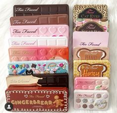 Too Faced Palette, Penyimpanan Makeup, Makeup Pallets, Kawaii Makeup, Makeup Package