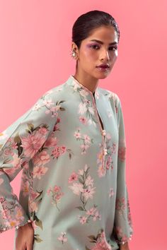 Brand: Sana SafinazProduct Code: H243-013A-2ACCollection: Mahay by Sana Safinaz Unstitched Winter CollectionFabric: Linen DESIGN DETAILS: Digital Printed Shirt Front On Linen 1.15 Meters Digital Printed Shirt Back On Linen 1.15 Meters Digital Printed Sleeves On Linen 0.65 Meters Embroidered Bunches On Organza 6 Pieces Rotary Printed Cambric Pants 1.75 Meters DISCLAIMER:* Lining, Laces, and Tassels are not included in unstitched variants.* Embellishment items in stitched outfits are subject to market availability.* Product color may vary due to photographic lighting or your device settings. CARE INSTRUCTIONS: Extra Fabric Has Been Used For Shoot Original Color May Vary Slightly From The Picture Dry Clean Recommended Iron The Clothes At Moderate Temperature Do Not Use Bleach, Or Stain Removi Georgette Blouse With Printed Motifs, Semi-stitched Silk Palazzo Set With Floral Print, Spring Silk Palazzo Set With Long Sleeves, Elegant Silk Palazzo Set With Digital Print, Floral Print Long Sleeve Salwar Kameez For Wedding, Designer Wear Blouse With Printed Motifs, Long Sleeve Georgette Sets With Floral Print, Spring Silk Palazzo Set Semi-stitched, Long Sleeve Floral Print Georgette Sets