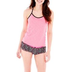 Flirtitude Racerback Tank Top And Rumba Panties Set Size L New Attention Frill Seekers: Our Lightweight Racerback Tank And Ruffled Rumba Panties Offer Cheeky Charm That’s Cool And Comfy. Includes Tank And Panties Contrast Trim Tank: Cotton/Polyester Panties: Nylon/Spandex Washable Msrp $38.00 Firm Pink Racerback Tank Top For Loungewear, Pink Tank Top For Summer Sleepover, Casual Pink Sleep Tank Top, Stretch Pink Camisole For The Beach, Pink Racerback Top For Loungewear, Pink Stretch Camisole For Loungewear, Pink Stretch Camisole Sleepwear, Contrast Trim, Racerback Tank Top