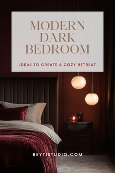 modern dark bedroom ideas to create a cozy retreat