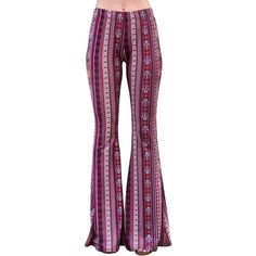 - 95% Polyester, 5% Spandex - Imported - Pull On Closure - Machine Wash Exclusive To Daisy Del Sol. Item Ships Same Day. Gypsy Boho Ethnic Tribal Printed 70's Bell Bottom Flare Pants. Extremely Soft And Lightweight Stretch Material For Long Comfortable Casual Wear. Extremely Versatile! Perfect For Casual Day-Wear, Lounging Around The House, Brunch With Your Best Girlfriends, A Fun Festival, Or Casual Morning Yoga! Best To Buy Next Size Up If Unsure Of Sizing! Garment Measurements: X-Small: Waist Flare Pants Casual, Flare Pants Boho, Hippie Flare Pants, Boho Bell Bottoms, High Waist Flare Pants, Bootleg Pants, Basic Blouses, Casual Leggings, Suits Clothing