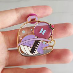 Visit https://www.twinkie.tokyo/personalization/clearbackpack to get this backpack pin at a discount! Details: - 1.5 inches tall - Hard Enamel - Stained glass backpack and glittery whale - Gold and Silver Metal - Rubber Backs ♡ A Grade (Default): best of the bunch, but may still have tiny, minor issues. i.e. dust, tiny scuff, slightly unleveled. Clear/pearl enamel may have more flaws even in the 'almost almost perfect' batch as the material is more finicky. i.e. pearl requires swirling, which in Bts Whale, Backpack Tour, Yet To Come Busan, Mochila Kpop, Army Accessories, Bts Merchandise, Clear Backpack, Kpop Diy, Backpack Pins