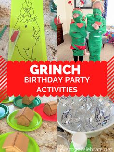 grinch birthday party activities for kids