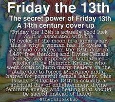 Friday 13th, Secret Power, Wiccan Witch, White Magic, Wiccan Spells, Witchy Stuff, Spells Witchcraft