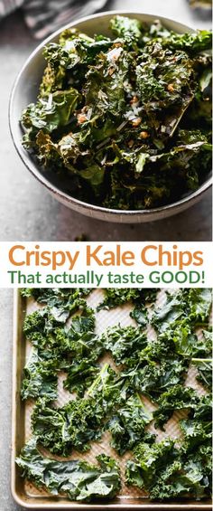 crispy kale chips that actually taste good