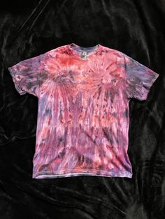 Large Red Ice dyed T-Shirt A mix of pomegranate hues run across the t-shirt Tie Dye T-shirt With Natural Dye And Crew Neck, Hand Dyed Pink Short Sleeve Tops, Acid Wash Crew Neck T-shirt With Natural Dye, Pink Hand Dyed Short Sleeve Tops, Pink Hand Dyed Cotton Top, Tie Dye Crew Neck T-shirt With Natural Dye, Casual Tie Dye T-shirt With Natural Dye, Tie Dye T-shirt With Natural Dye And Short Sleeves, Pink Washed Graphic Tee