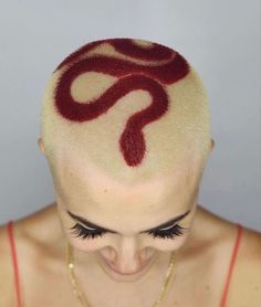 Buzz Cut Designs, Red Serpent, Best Haircuts For Women, Short Fade Haircut, Hair Colour Design, Best Hair Color, Shaved Hair Designs