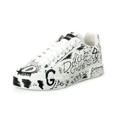 Dolce & Gabbana Women's Graffiti Print Leather Fashion Sneakers Shoes Product Details Condition: New Without Boxnew Without Box “Please Note That Each Pair Is Hand Painted And May Be Slightly Different From The Provided Pictures.” Retail Value: $955.00 This Is Authentic Dolce & Gabbana Women's Graffiti Print Leather Fashion Sneakers Shoes Sku: Shoes-6335 Country/Region Of Manufacture Italy Material: Leather Model: Ck1602 Ao773 Hwf57 Portofino Light F15 Dolce & Gabbana Tenis, Dolce Gabbana Sneakers, Nike Shoes Girls, Dolce Gabbana Shoes, Graffiti Prints, Postal Service, American Express, Bank Transfer, Dolce & Gabbana