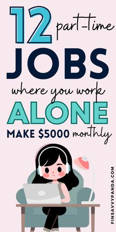 Looking for jobs where you work alone? These remote and online options are perfect for introverts who want good jobs that fit their personality types. High-paying careers and side jobs allow you to work from home comfortably while enjoying independence. Find flexible roles that suit your skills and let you thrive without constant interaction. High Paying Careers, List Of Jobs, Part Time Jobs, Personality Types, Make Money Blogging, Money Blogging