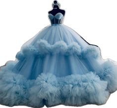 Fitted Blue Tulle Ball Gown, Blue Princess Style Tulle Evening Dress, Princess Style Blue Tulle Evening Dress, Blue Tulle Princess Evening Dress, Blue Princess Gown With Sweetheart Neckline, Princess Blue Dress With Sweetheart Neckline, Blue Organza Dress For Debutante Ball, Blue Tulle Gown For Quinceanera, Light Blue Tulle Gown For Quinceanera