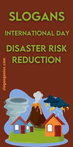 Explore impactful slogans for International Day for Disaster Risk Reduction that inspire action and awareness. Perfect for creating campaigns or spreading important messages on disaster preparedness. Find trending ideas for promoting resilience and sustainability through simple, yet powerful words. #DisasterRiskReduction #Sustainability #DisasterPreparedness #Resilience #CampaignInspiration Disaster Plan, Flood Warning, World Teachers, Disaster Response, Trending Ideas