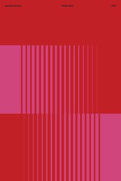 a red and pink book cover with vertical lines on the front, in black text